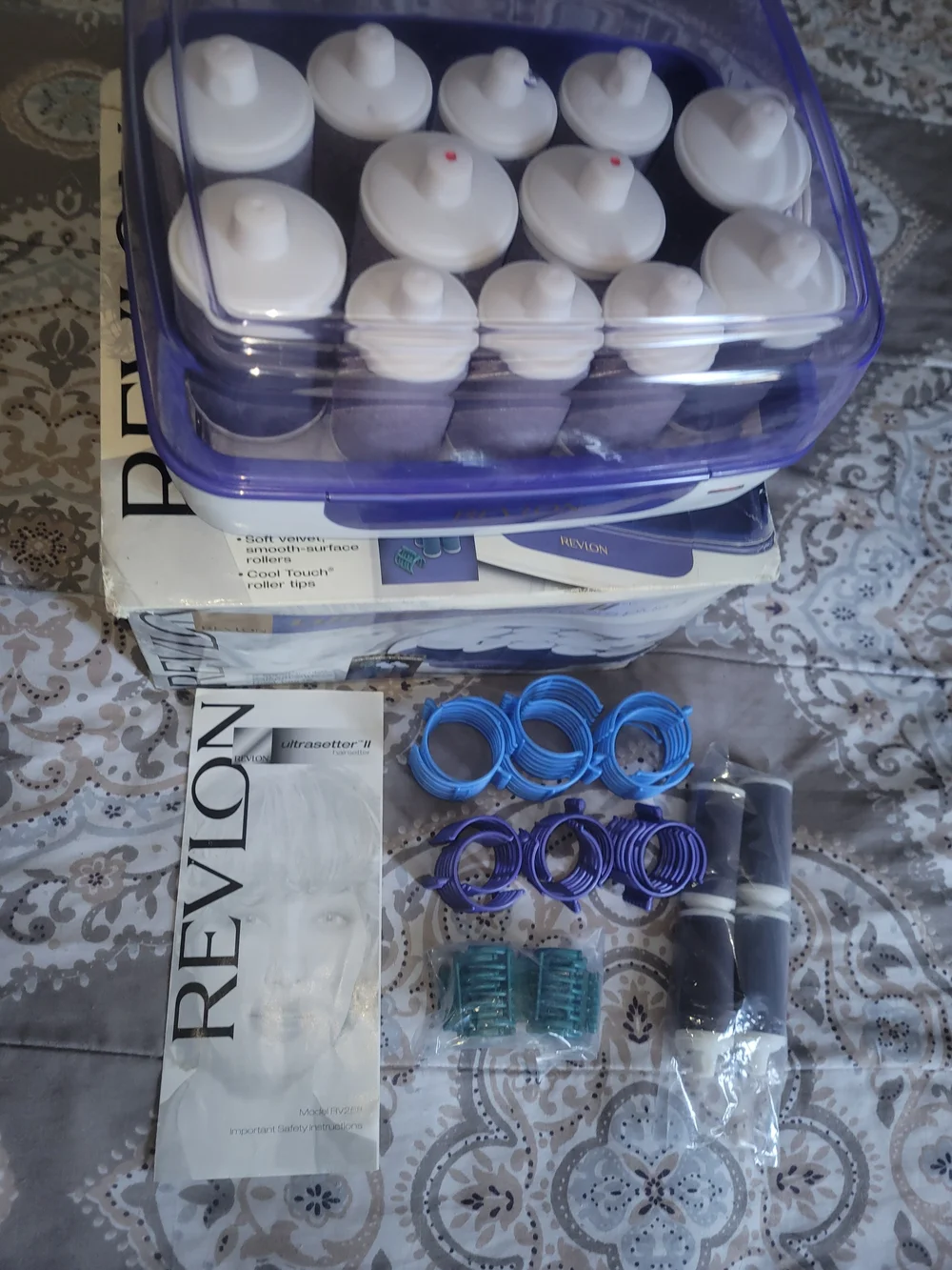 Revlon Ultrasetter II Hot Roller Set in Purple & White